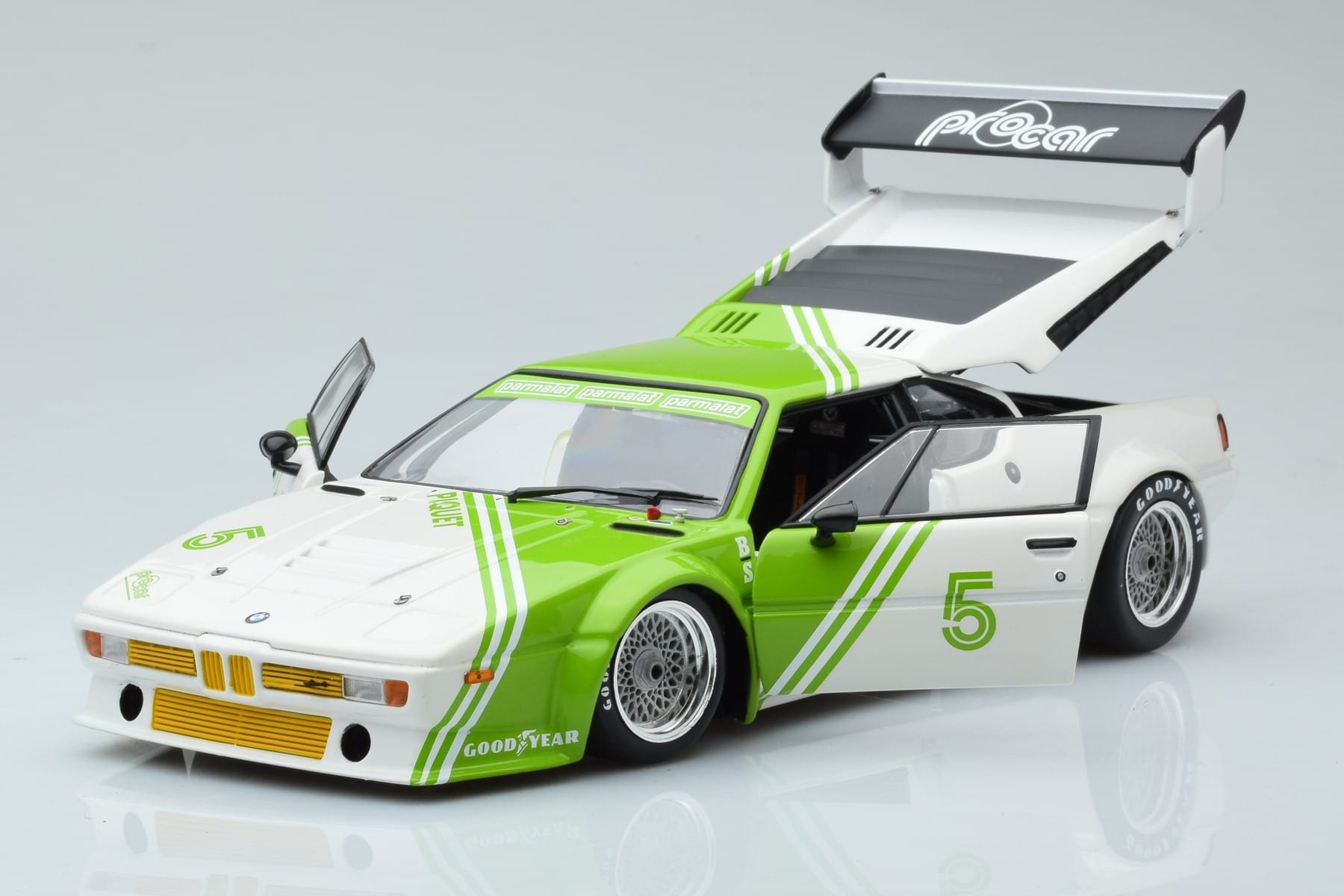 BMW M1 Procar BS Fabrications #5 N. Piquet Procar Series 1980 Minichamps 1:18 183802905 Метал — снимка 2 от 8