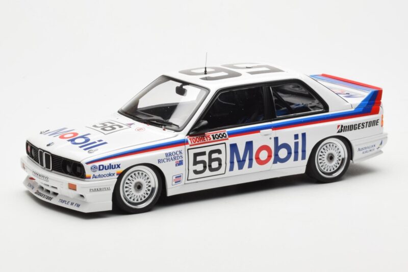 BMW M3 E30 #56 P. Brock / J. Richards Mobil Bathurst 1000 1988 AUTOart 1:18