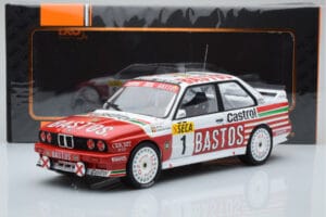 BMW M3 E30 Bastos #1 R. Ravaglia / E. Pirro / E. Van de Poele 24 Hours of Spa 1991 IXO 1:18 18RMC081A Метал — снимка 6 от 6