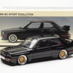 BMW M3 E30 Sport Evolution Черен Custom Wheels AUTOart 1:18 - image 8 of 8
