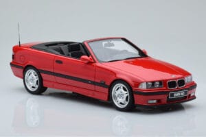 BMW M3 E36 Кабриолет Червен Otto 1:18 OT1048 Смола — снимка 4 от 6