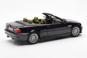BMW M3 E46 Кабриолет Черен Kyosho 1:18 80430024431 Метал — снимка 3 от 8