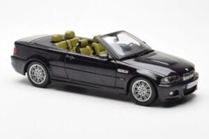 BMW M3 E46 Кабриолет Черен Kyosho 1:18 80430024431 Метал — снимка 6 от 8