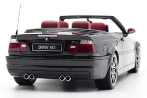BMW M3 E46 Кабриолет Черен Otto 1:18 OT380 Смола — снимка 7 от 9