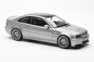 BMW M3 E46 CSL Сив Kyosho 1:18 80430302734 Метал — снимка 6 от 8
