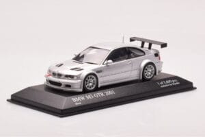 BMW M3 E46 GTR Street Сребрист Minichamps 1:43 403012105 Метал — снимка 2 от 4