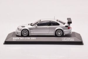 BMW M3 E46 GTR Street Сребрист Minichamps 1:43