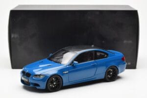 BMW M3 E92 Laguna Seca Blue Kyosho 1:18 08734LBL Метал — снимка 8 от 8