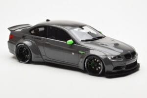 BMW M3 E92 LBWK Liberty Walk Сив GT Spirit 1:18 GT127 Смола — снимка 4 от 6