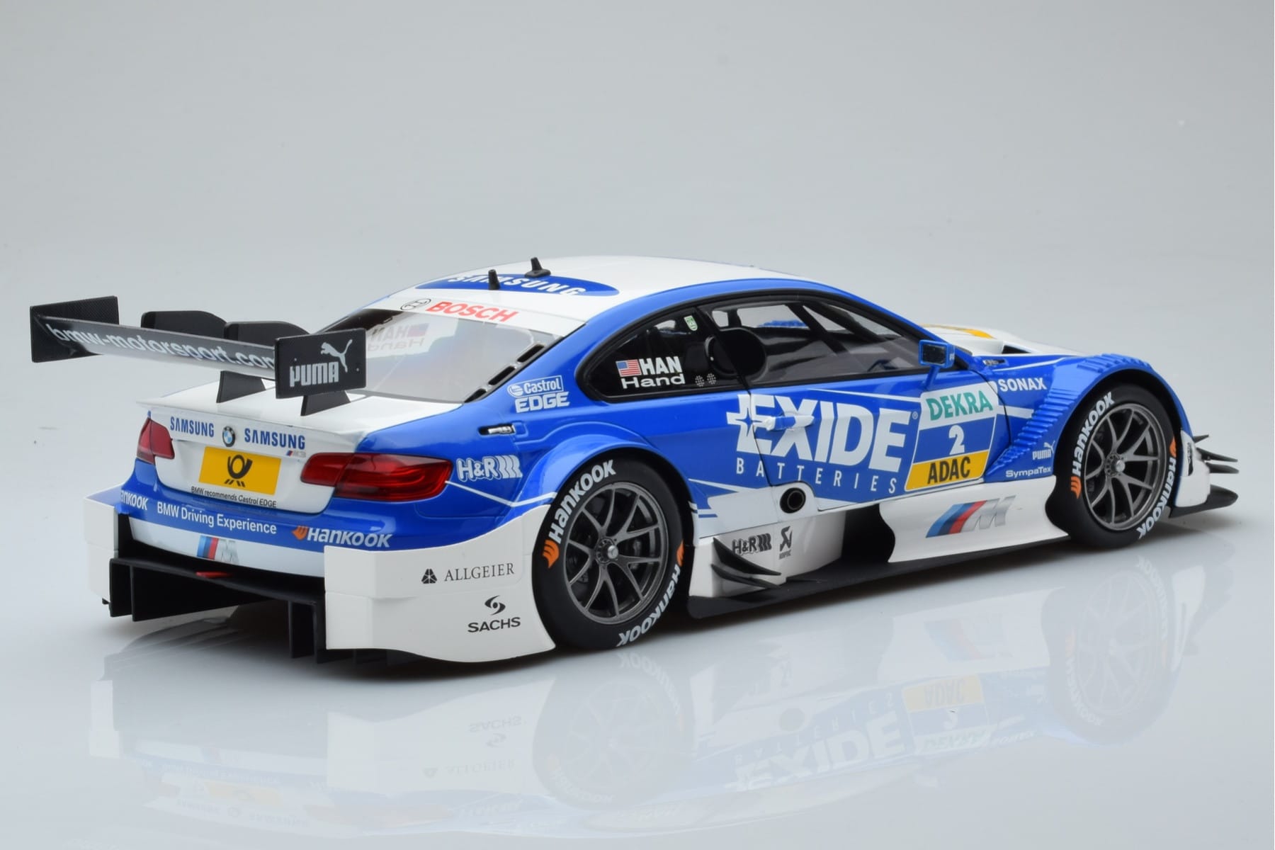 BMW M3 #2 BMW Team RMG A.J. Hand DTM 2012 Minichamps 1:18 100122202 Метал — снимка 3 от 8