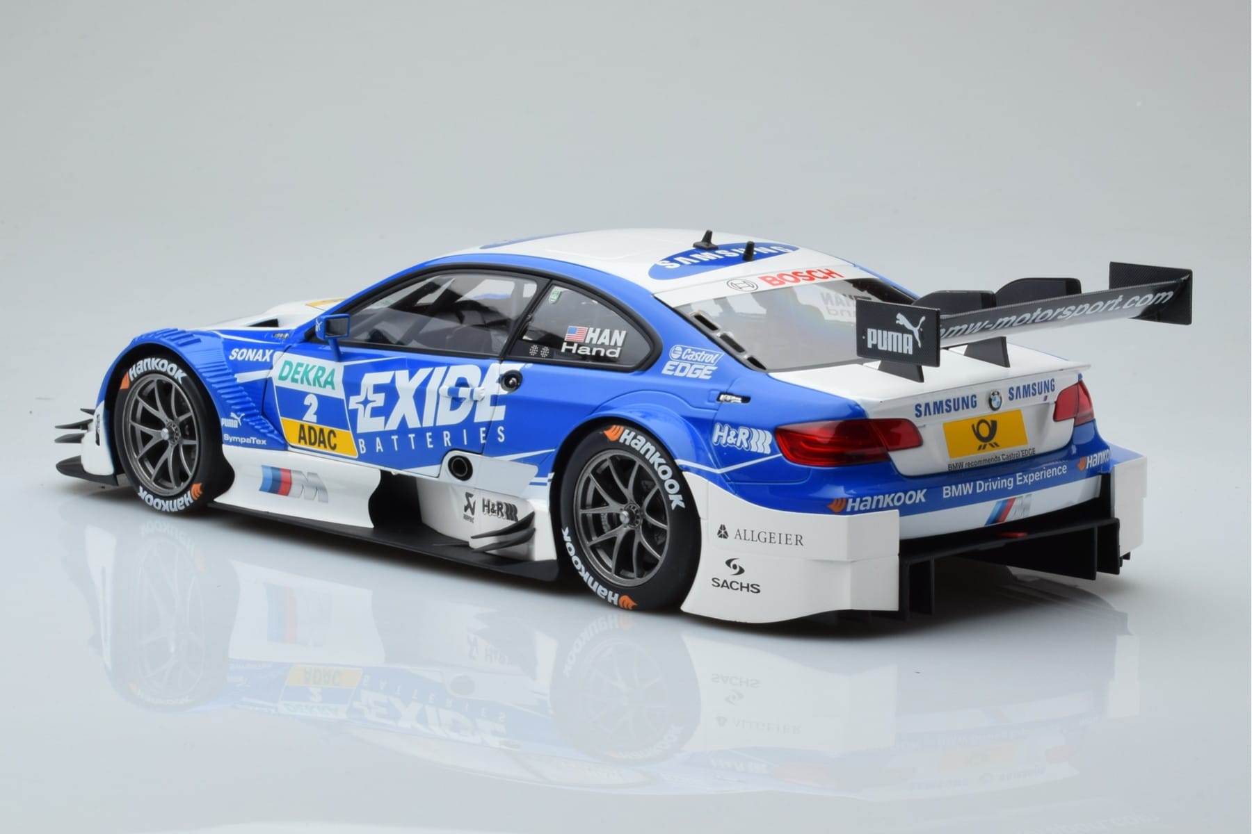 BMW M3 #2 BMW Team RMG A.J. Hand DTM 2012 Minichamps 1:18 100122202 Метал — снимка 6 от 8
