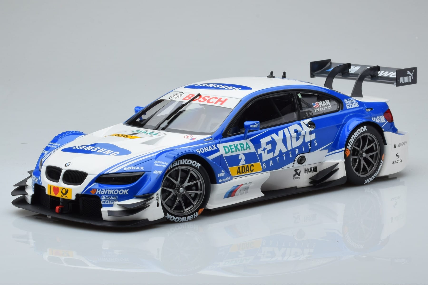 BMW M3 #2 BMW Team RMG A.J. Hand DTM 2012 Minichamps 1:18 100122202 Метал