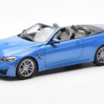 BMW M4 F83 Кабриолет Yas Marina Синьо Paragon 1:18