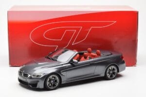 BMW M4 F83 Кабриолет Сив GT Spirit 1:18 GT081 Смола — снимка 6 от 6