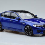 BMW M5 F90 Marina Bay Синьо Norev 1:18 - image 5 of 7