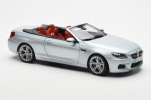 BMW M6 F12 Кабриолет Silverstone Сребърен II Paragon 1:18 80432253656 Метал — снимка 6 от 8
