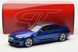 BMW M6 F06 Gran Coupe Синьо GT Spirit 1:18 GT184 Смола — снимка 6 от 6