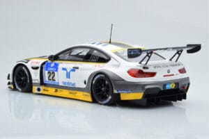 BMW M6 GT3 Rowe Racing #98 A. Graf / R. Westbrook / N. Catsburg / N. Paltalla 24 Hours of Nurburgring 2016 Minichamps 1:18 15 — снимка 5 от 6