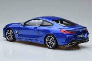 BMW M850i G15 Син Металик Norev 1:18 183286 Метал — снимка 6 от 7