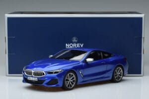BMW M850i G15 Син Металик Norev 1:18 183286 Метал — снимка 7 от 7