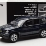 BMW X5 4.4i E53 Тъмно Синьо Kyosho 1:18 - image 8 of 8