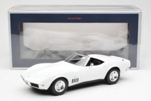 Chevrolet Corvette C3 Кабриолет Can-Am Бял Norev 1:18 189038 Метал — снимка 6 от 6