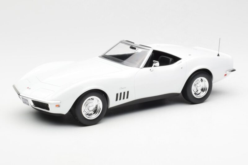 Chevrolet Corvette C3 Кабриолет Can-Am Бял Norev 1:18