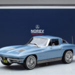 Chevrolet Corvette C2 Sting Ray Синьо Norev 1:18 - image 6 of 6