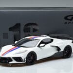 Chevrolet Hennessey Corvette C8 Arctic Бял GT Spirit 1:18 GT317 Смола - image 6 of 6