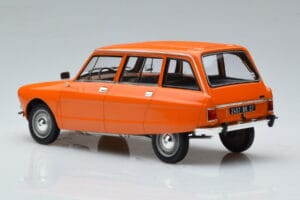 Citroen Ami 8 Break Tenere Оранжево Norev 1:18 181674 Метал — снимка 6 от 7