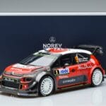 Citroen C3 WRC #9 S. Lefebvre / G. Moreau Tour de Corse 2017 Norev 1:18 181633 Метал - image 6 of 6