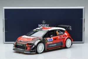 Citroen C3 WRC #9 S. Lefebvre / G. Moreau Tour de Corse 2017 Norev 1:18 181633 Метал — снимка 6 от 6