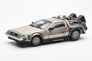 DeLorean DMC-12 Time Machine Back to the Future Сребрист Sun Star 1:18