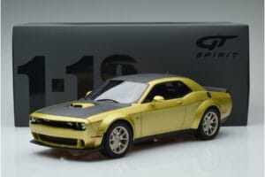 Dodge Challenger R/T Scat Pack Widebody 50-годишен Юбилей GT Spirit 1:18 GT411 Смола — снимка 6 от 6