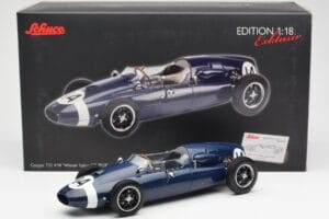 Cooper T51 Climax #14 S. Moss Italian GP Winner 1959 Schuco 1:18 450032600 Метал — снимка 8 от 8