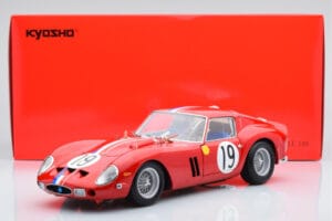 Ferrari 250 GTO #19 24 Hours of Le Mans 1962 Kyosho 1:18 08438A Метал — снимка 10 от 10