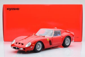 Ferrari 250 GTO Червен Kyosho 1:18 08438R Метал — снимка 10 от 10