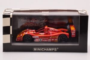 Ferrari 333 SP #3 Moretti Racing G. Moretti / D. Theys / M. Baldi 24 Hours of Le Mans 1998 Minichamps 1:43 430987603 Метал — снимка 4 от 4