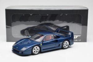 Ferrari F40 Син GT Spirit 1:18 GT914 Смола — снимка 6 от 6