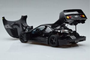 Ferrari F40 Lightweight Черен Kyosho 1:18 08412BK Метал — снимка 6 от 12