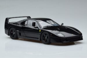 Ferrari F40 Lightweight Черен Kyosho 1:18 08412BK Метал — снимка 8 от 12