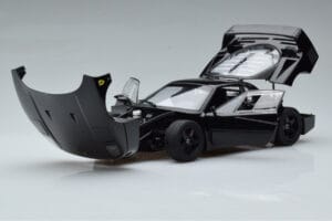 Ferrari F40 Lightweight Черен Kyosho 1:18 08412BK Метал — снимка 9 от 12