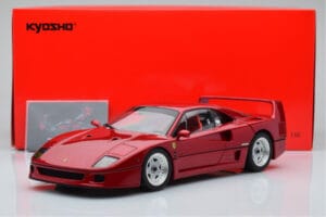 Ferrari F40 Червен Металик Asia Exclusive Kyosho 1:18 08416RM-G Метал — снимка 14 от 14