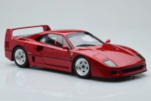 Ferrari F40 Червен Металик Asia Exclusive Kyosho 1:18 08416RM-G Метал — снимка 7 от 14