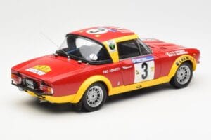 Fiat 124 Abarth #3 Barbasio / Sodano East African Safari Rally 1974 Sun Star 1:18 4952 Метал — снимка 3 от 8