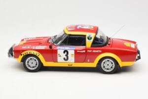 Fiat 124 Abarth #3 Barbasio / Sodano East African Safari Rally 1974 Sun Star 1:18 4952 Метал — снимка 4 от 8