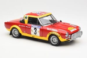 Fiat 124 Abarth #3 Barbasio / Sodano East African Safari Rally 1974 Sun Star 1:18 4952 Метал — снимка 6 от 8