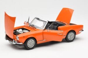 Fiat 124 BS Оранжев Sun Star 1:18 4906 Метал — снимка 2 от 8