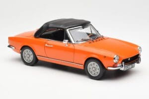 Fiat 124 BS Оранжев Sun Star 1:18 4906 Метал — снимка 6 от 8
