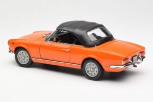 Fiat 124 BS Оранжев Sun Star 1:18 4906 Метал — снимка 7 от 8